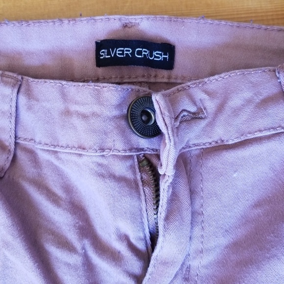 Blush pink distressed jeans - Picture 2 of 4